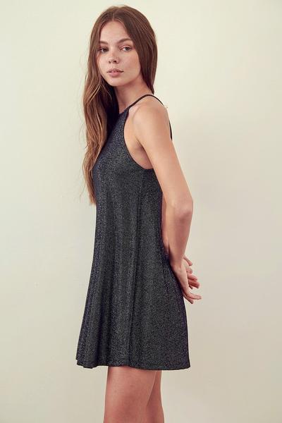 Me in Metallic Mini Dress