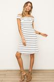 So into stripes dress