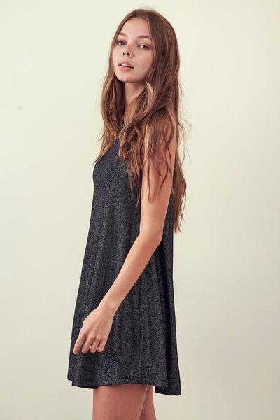 Me in Metallic Mini Dress