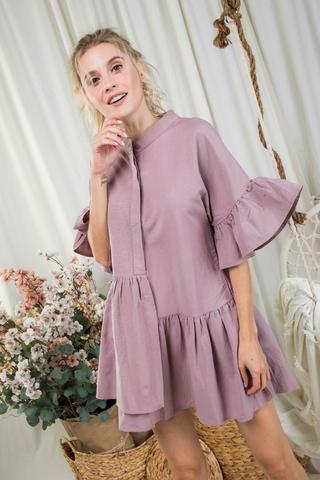 Ruffle Me Right Mini Dress