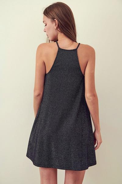 Me in Metallic Mini Dress
