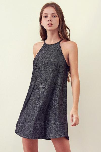 Me in Metallic Mini Dress