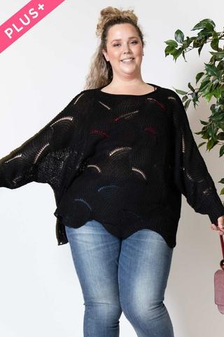 Long N Languid Sweater Top