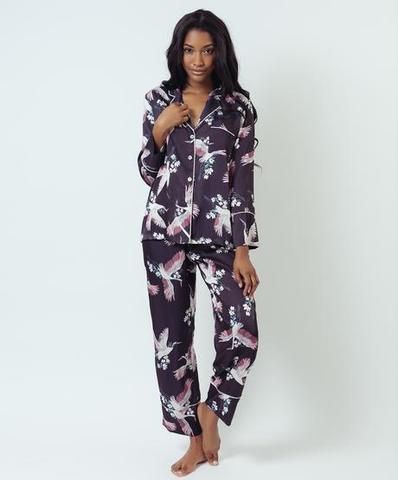 Crane Long Pajama Set