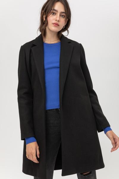 Black Drape in love coat