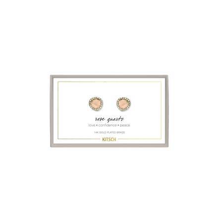 Rose Quartz Earrings