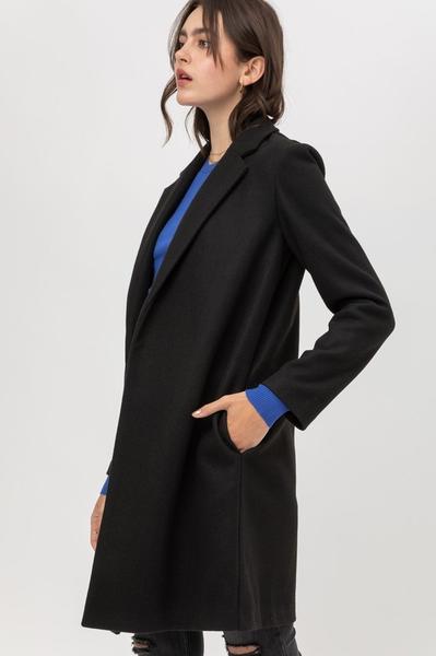 Black Drape in love coat