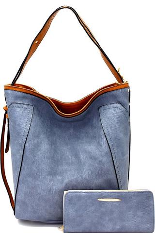 Hazy Denim Tote Bag