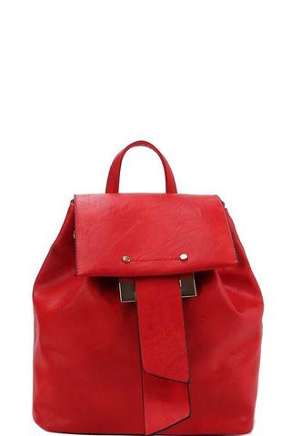 Red and real handbag