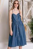 Dark and denim dress