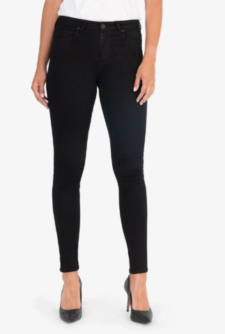Mia High Waist Skinny Black