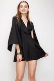 Cape style romper