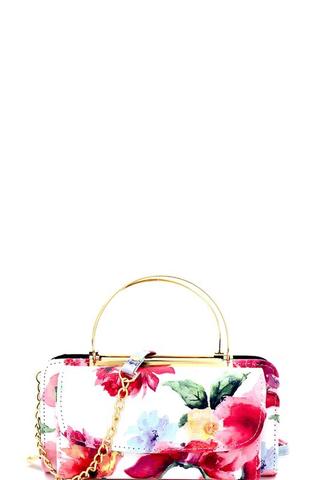 Floral in floral handbag