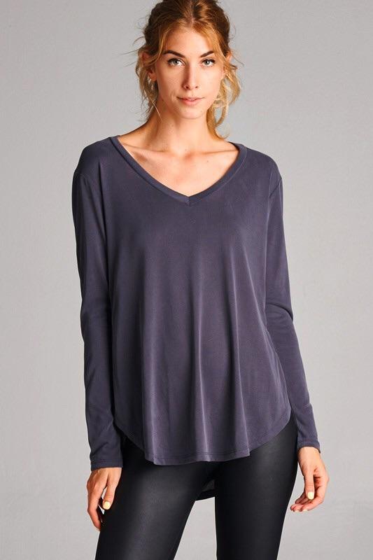 Fuzzy knit top