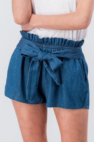 Darker the berry denim shorts