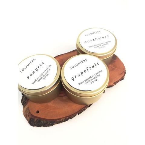 Lulumiere Gold Tin Candles - Lika Love